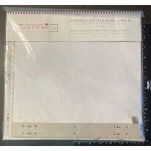 Best Occasions Universal Scrapbook Refill Pages 12" X 12" MK12R